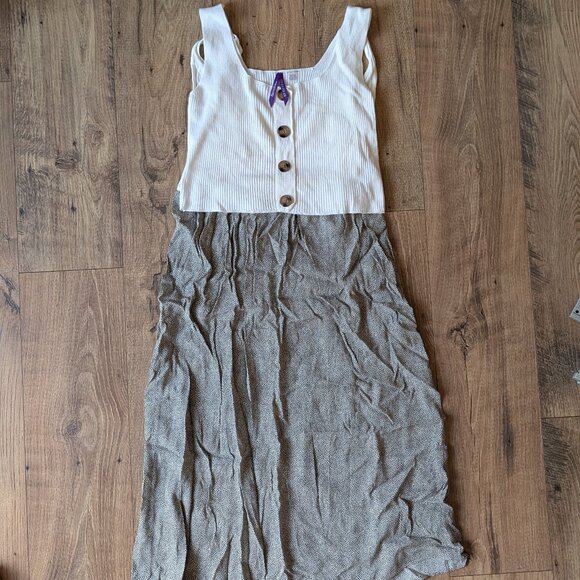 NWOT Seraphine Ribbed Tank Knit Top Maternity and Nursing Dress - Picture 1 of 3